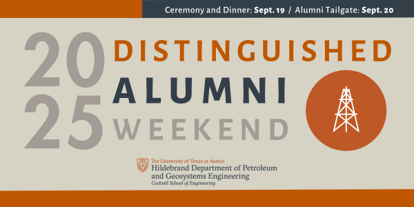 UT PGE Announces 2025 Distinguished Alumni